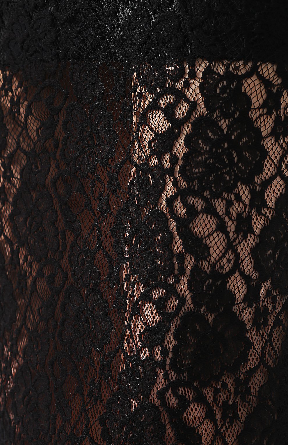 Кружевная юбка DOLCE & GABBANA черного цвета по цене 99500 руб., арт. F4BKET/FLMPS, фото 5 Кружевная юбка DOLCE & GABBANA, арт. F4BKET/FLMPS, фото 5