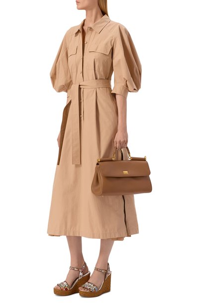 Текстильные босоножки lolita DOLCE & GABBANA, арт. CZ0318/A6483, фото 3