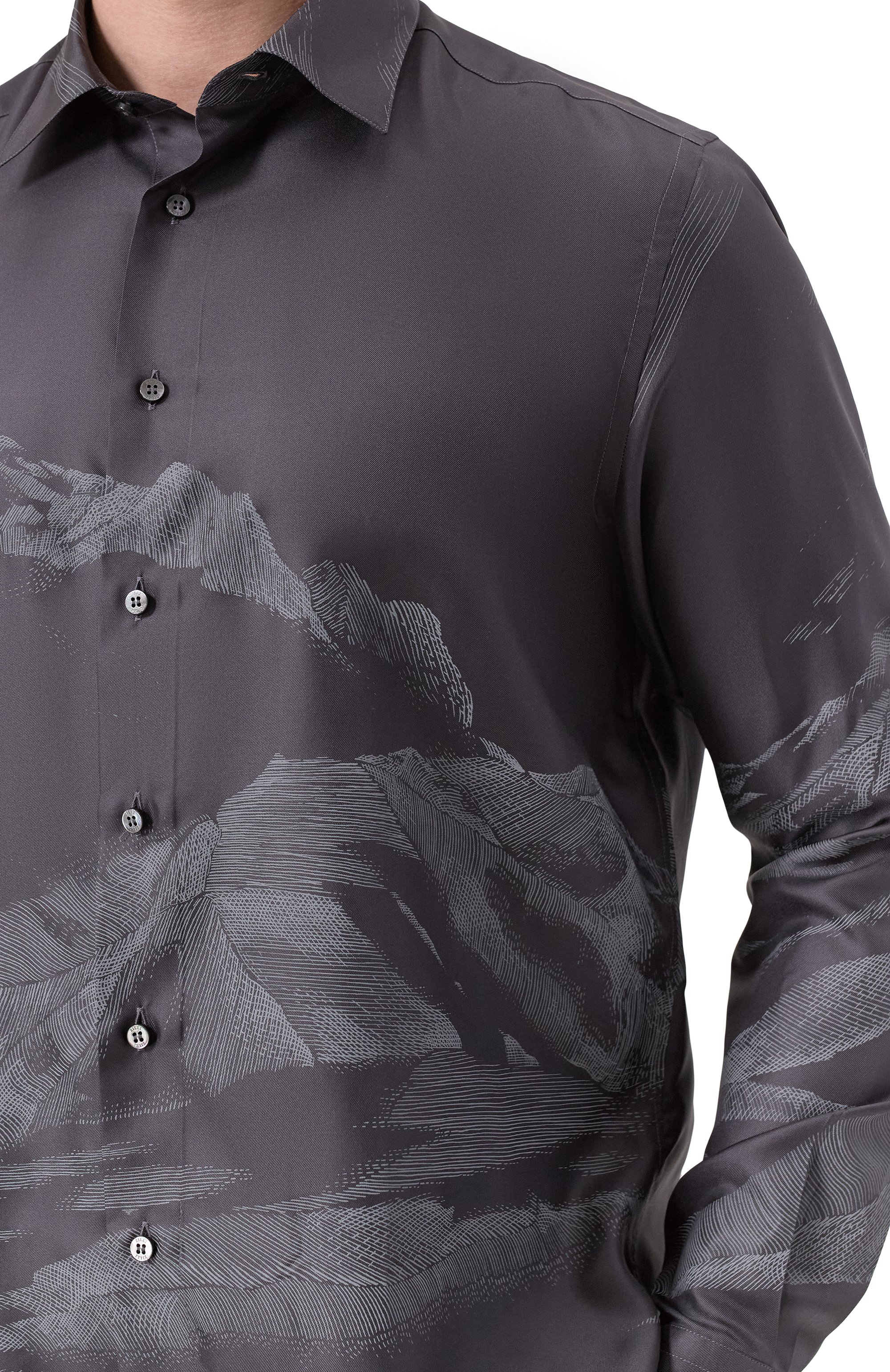 Шелковая рубашка ZILLI, арт. SP0I01M060024908F, фото 5