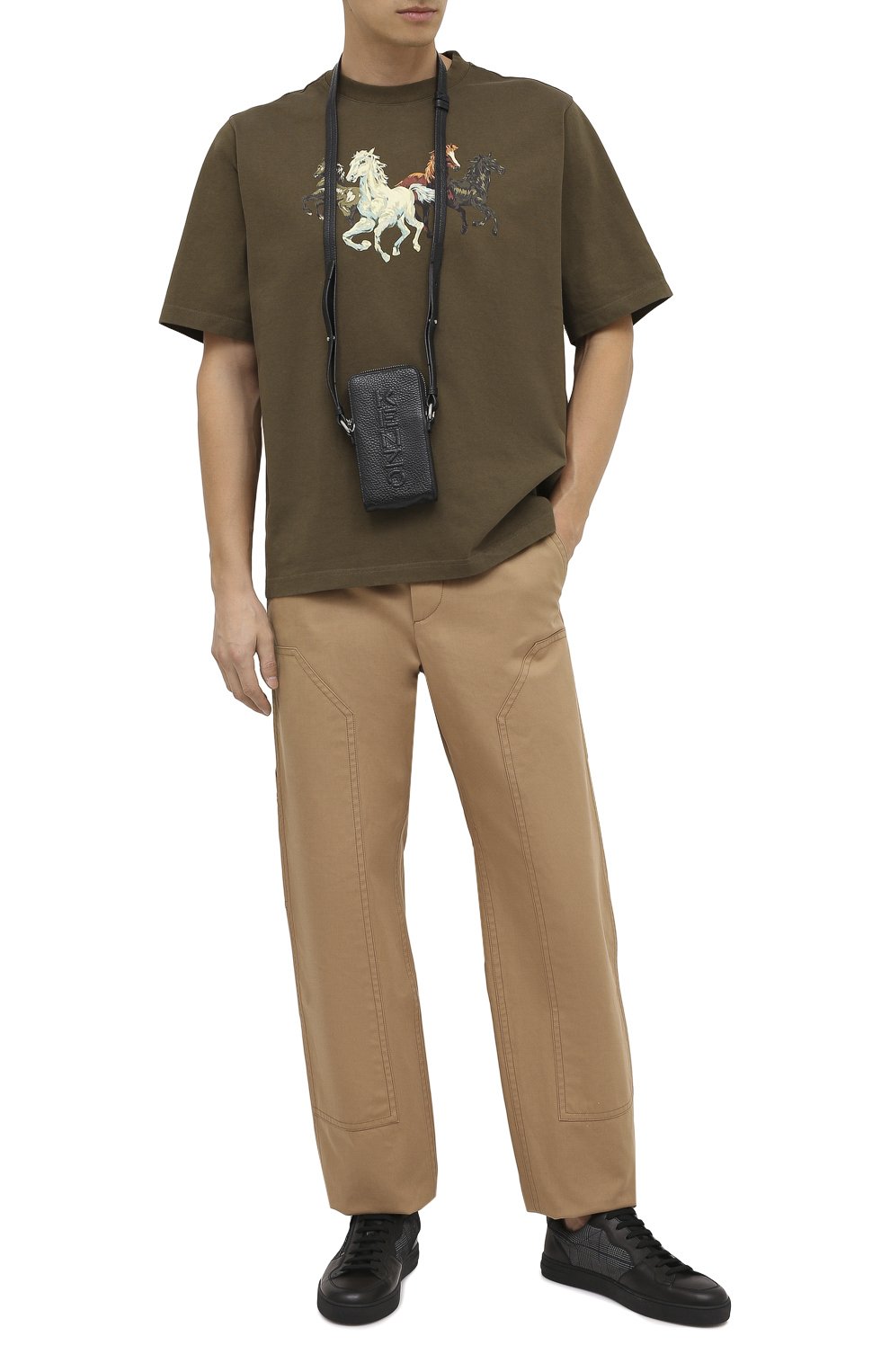 Кожаная сумка KENZO, арт. FA65PM508L45, фото 2