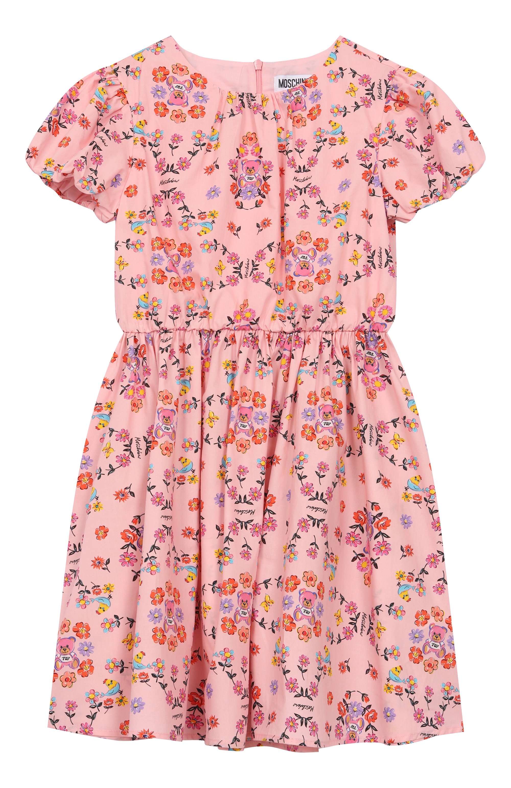 Хлопковое платье MOSCHINO, арт. HDV0G4/LLB42/10-14, фото 1