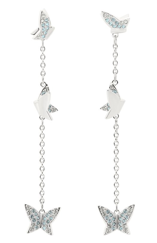 Серьги Butterflies Swarovski 5662182 Серебряный 5662182