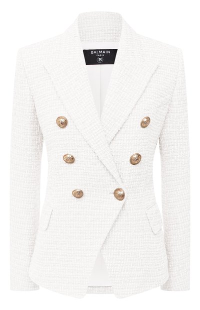 Женский двубортный жакет BALMAIN, арт. UF17110/C257