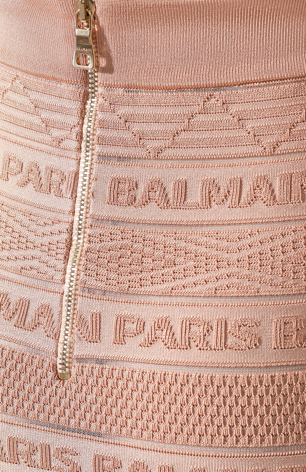 Юбка из вискозы BALMAIN светло-розового цвета по цене 106500 руб., арт. TF14307/K031, фото 5 Юбка из вискозы BALMAIN, арт. TF14307/K031, фото 5