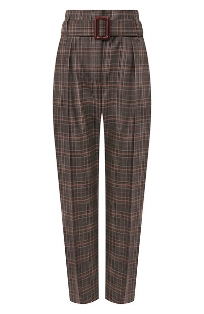 Женские шерстяные брюки BRUNELLO CUCINELLI, арт. MP143P7022