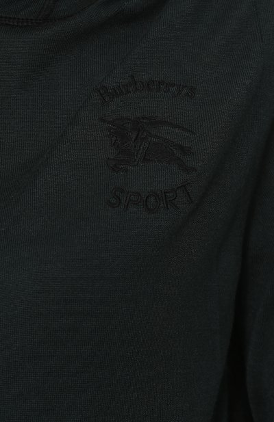 Пуловер из смеси шелка и кашемира с капюшоном BURBERRY, арт. 8002563, фото 5