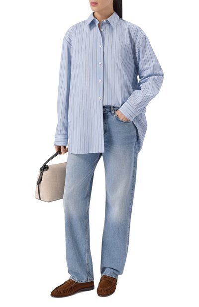 Хлопковая рубашка TOTEME, арт. 261-WRT0480-FB0565, фото 2