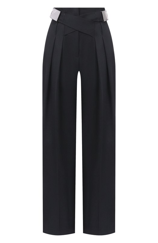 Шерстяные брюки The Attico 260WCP00286/WWW065AA Чёрный 260WCP00286/WWW065AA