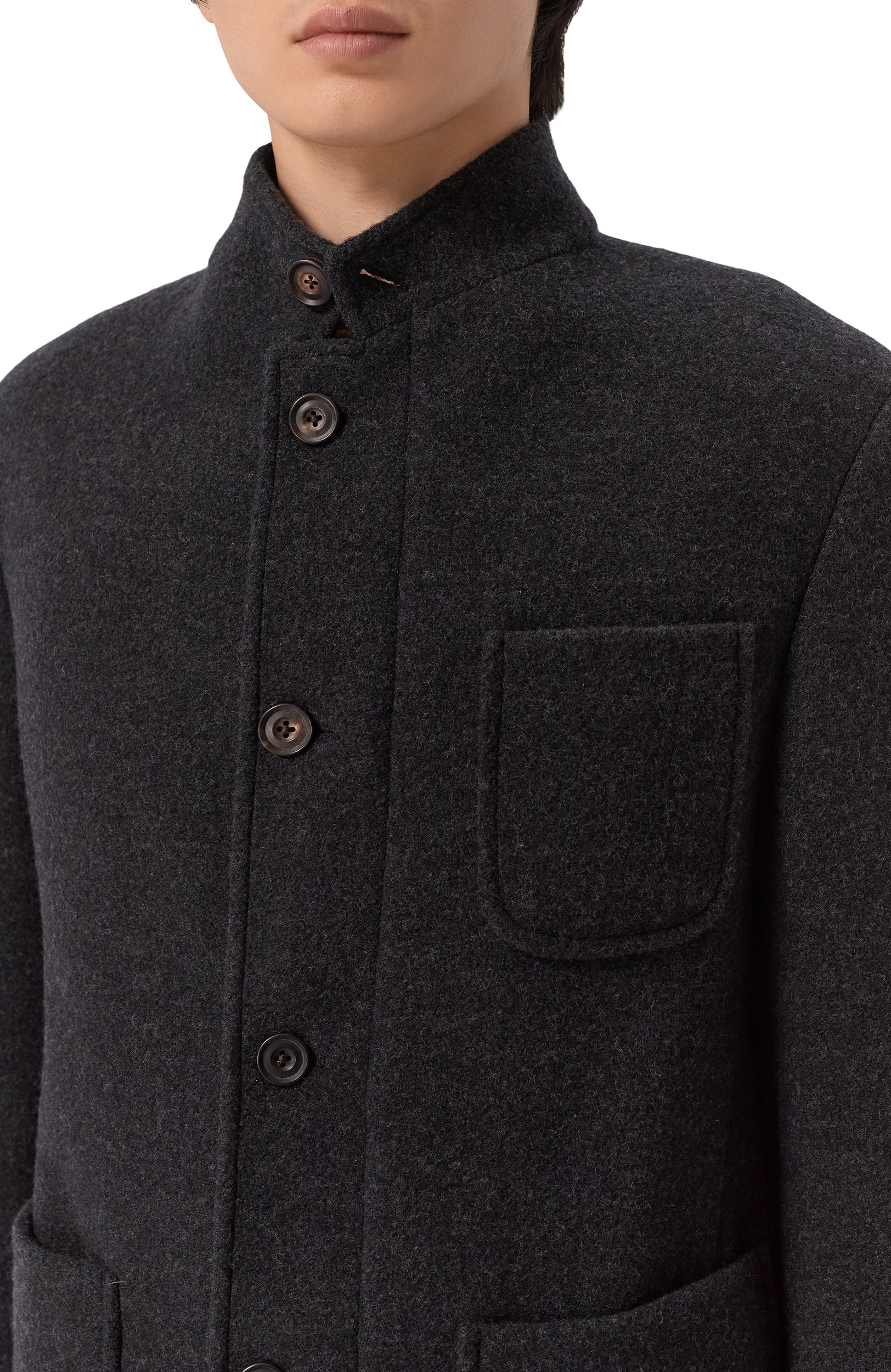 Шерстяная куртка CORNELIANI темно-серого цвета по цене 192000 руб., арт. 28XS50/2A12204, фото 5 Шерстяная куртка CORNELIANI, арт. 28XS50/2A12204, фото 5