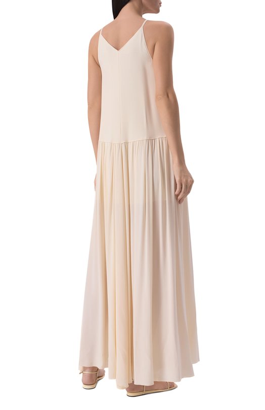 Платье из вискозы Forte_forte 13560_MY DRESS Кремовый  13560_MY DRESS Фото 4