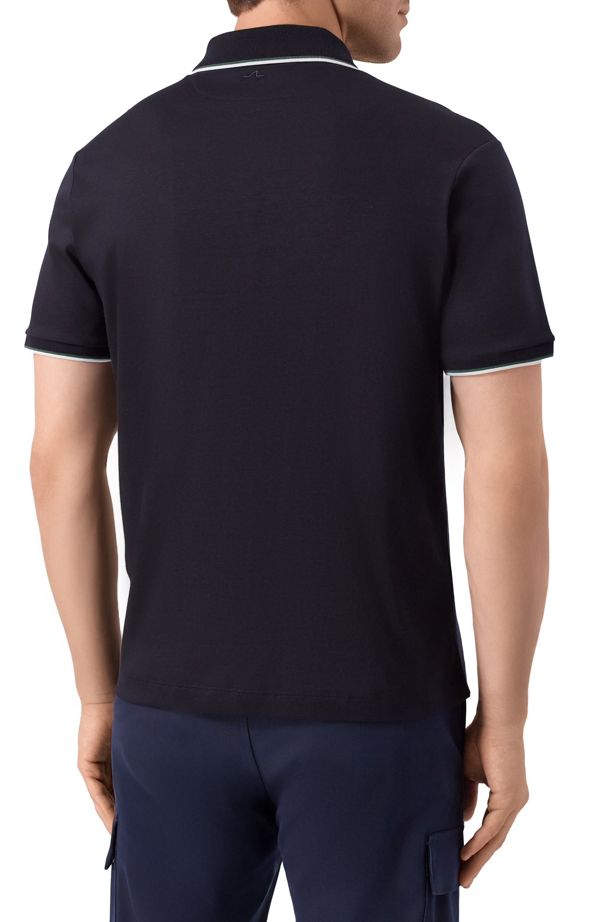 Поло из хлопка и лиоцелла PAUL&SHARK, арт. 15311711, фото 4