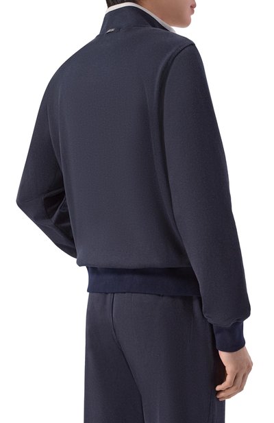 Толстовка из хлопка и шелка CAPOBIANCO, арт. 20M452.DS00._002, фото 4