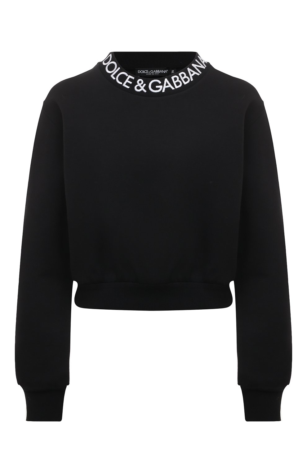 Свитшот DOLCE & GABBANA черного цвета по цене 75850 руб., арт. F9R50Z/GDB6B, фото 1 Свитшот DOLCE & GABBANA, арт. F9R50Z/GDB6B, фото 1
