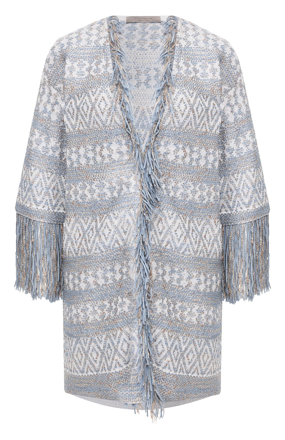 Кардиган D.EXTERIOR голубого цвета по цене 56050 руб., арт. 50549, фото 1 Кардиган D.EXTERIOR, арт. 50549, фото 1