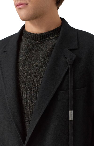 Шерстяное пальто ANN DEMEULEMEESTER, арт. B0011602/FA207, фото 5