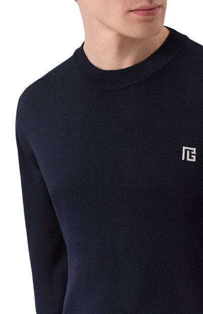Джемпер из шелка и хлопка BALMAIN, арт. GH1KD000/KJ53, фото 5