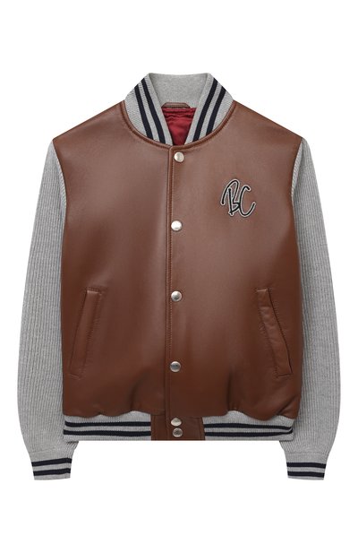 Кожаный бомбер BRUNELLO CUCINELLI, арт. BPTANY124B, фото 1