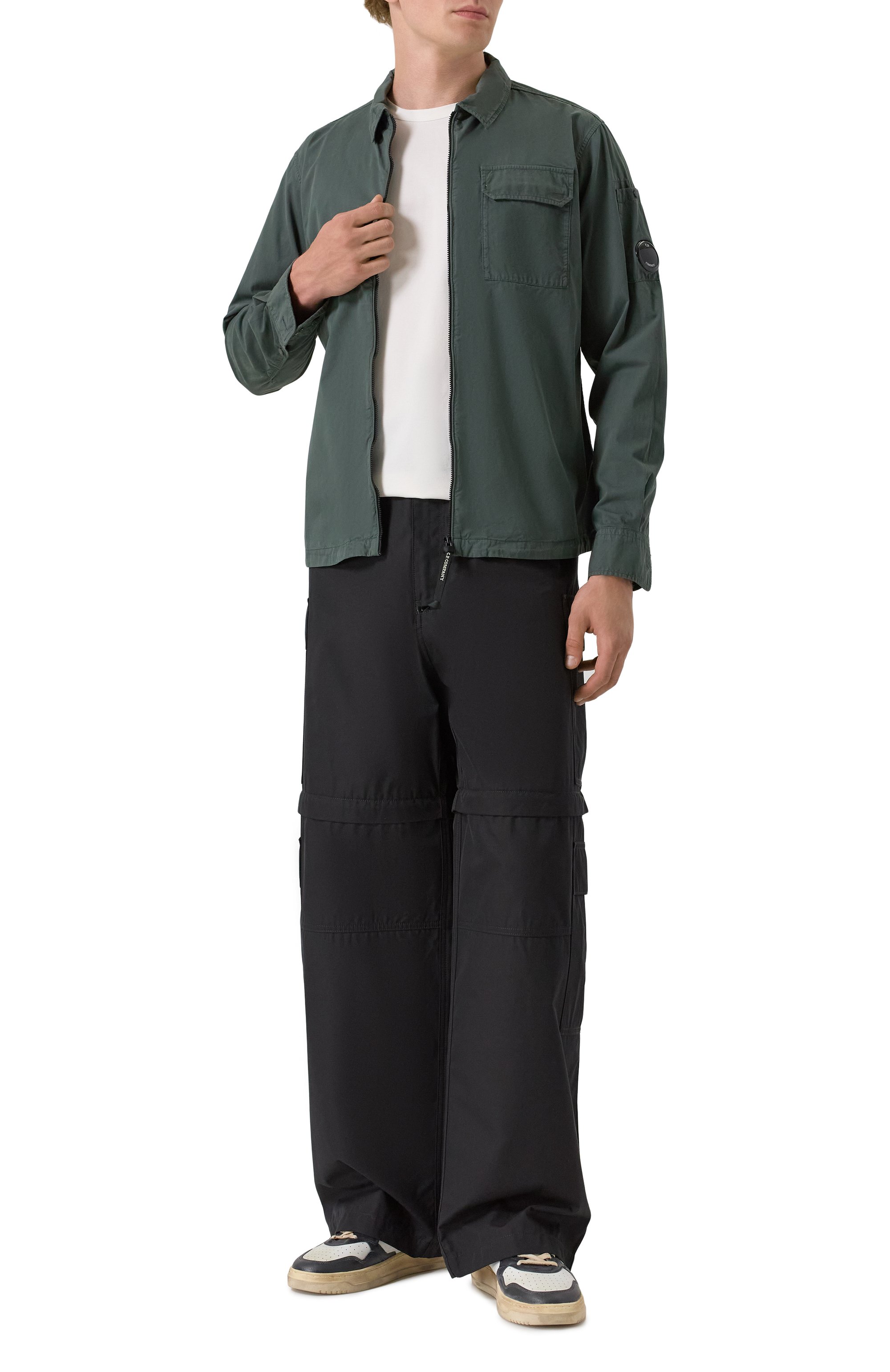 Хлопковая куртка-рубашка C.P. COMPANY, арт. 19CM0S705A110143G, фото 2