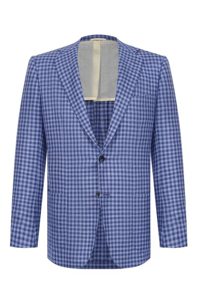 Мужской пиджак из кашемира и шелка KITON, арт. UG81K0639G