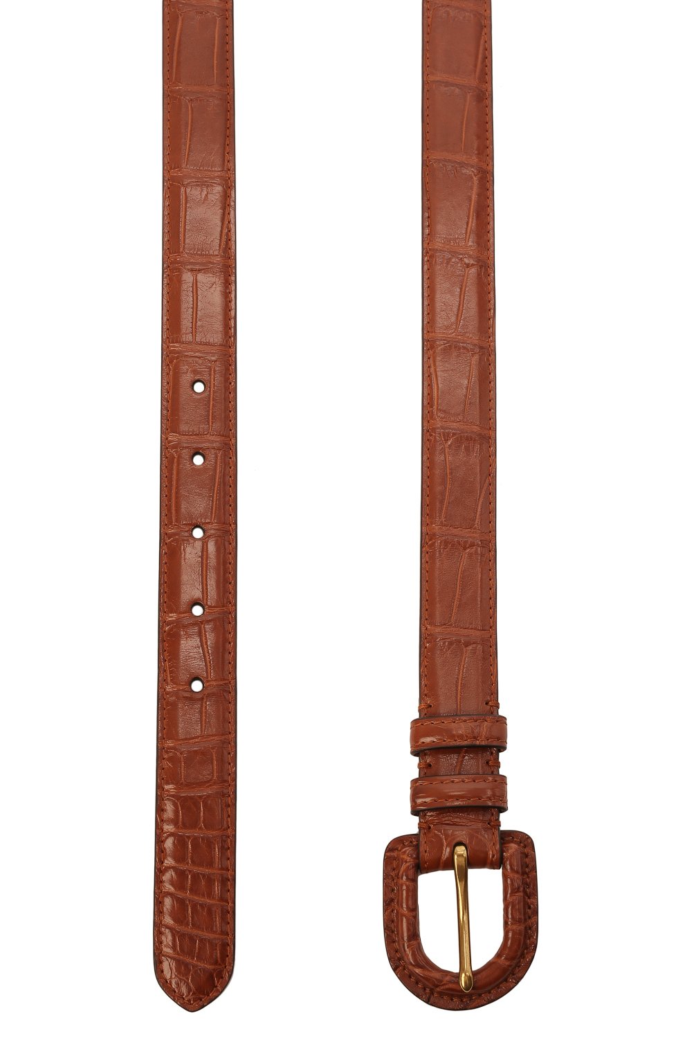 Ремень из кожи аллигатора RALPH LAUREN, арт. 408867192/AMIS, фото 3