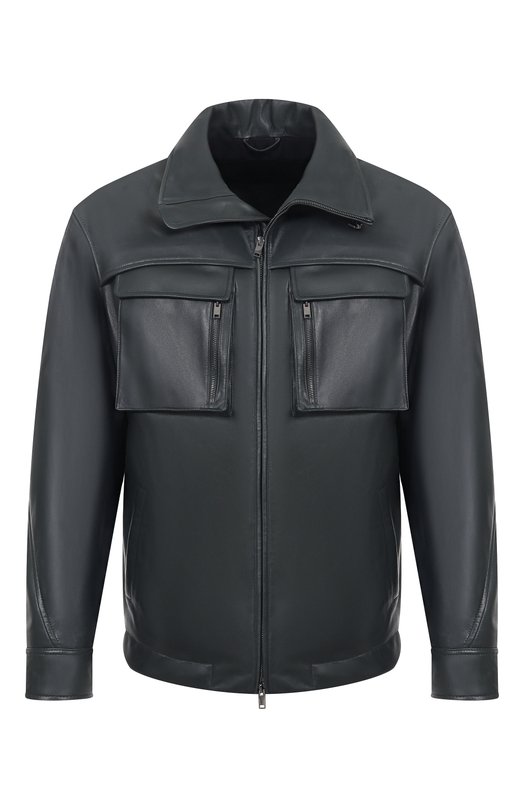 Кожаная куртка MVST M25.1PM.0011 Зелёный M25.1PM.0011