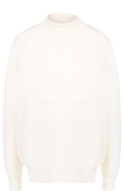 Шерстяной пуловер свободного кроя с воротником-стойкой GIVENCHY, арт. BW903E4Z2E, фото 1