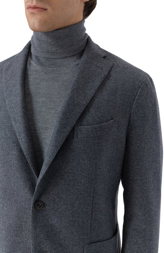 Шерстяной пиджак Boglioli N1302E/FB5108 Серый  N1302E/FB5108 Фото 5