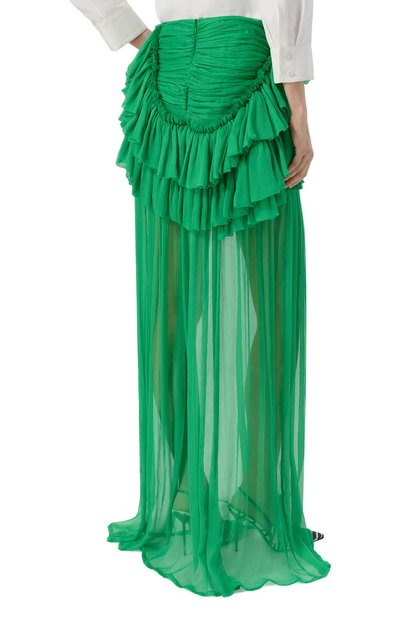Шелковая юбка DRIES VAN NOTEN, арт. 010819/3040, фото 4