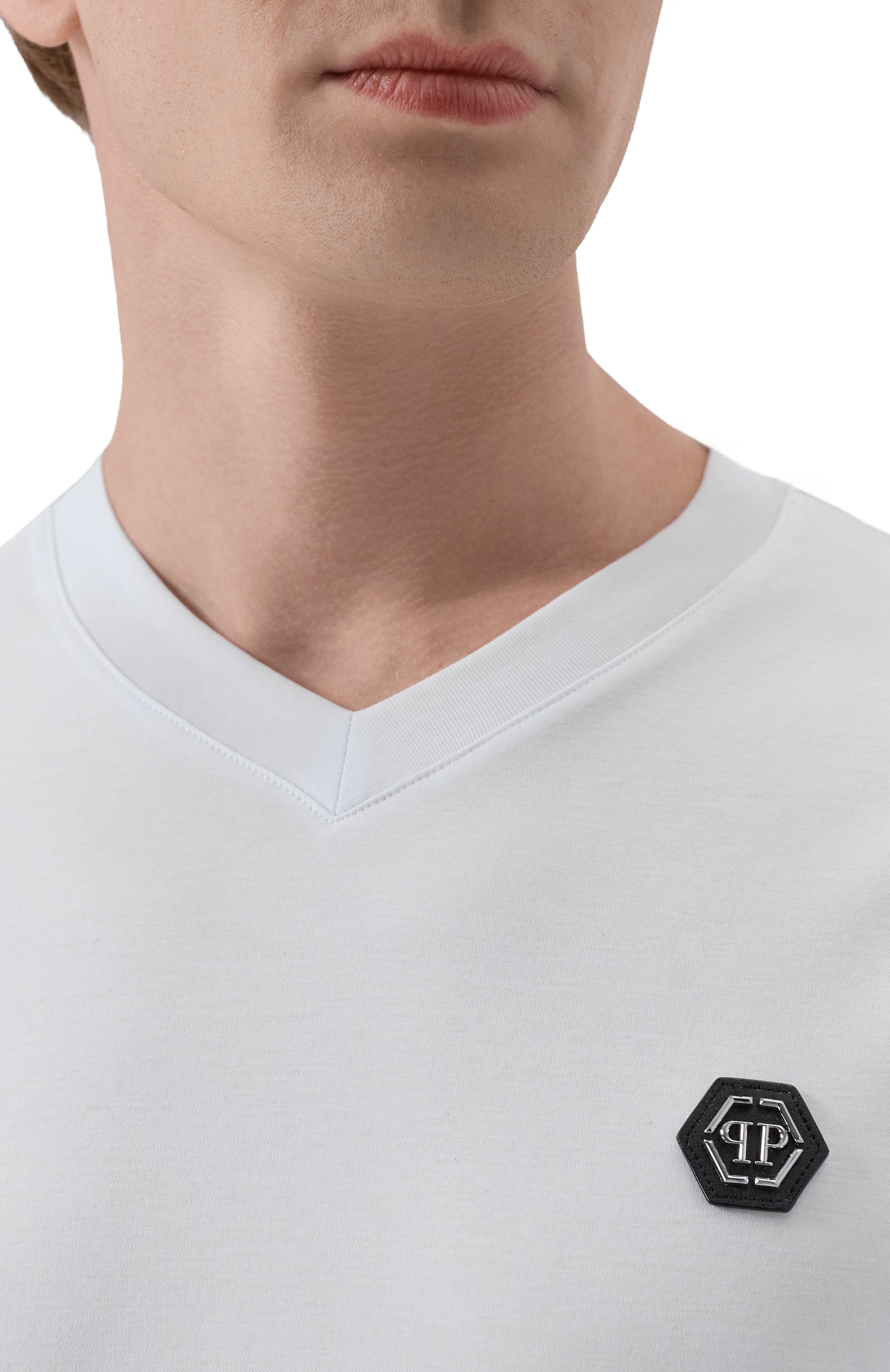 Хлопковая футболка PHILIPP PLEIN, арт. AAEC MTK8745 PJY002N, фото 5