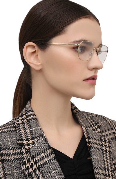 Оправа BURBERRY золотого цвета по цене 13900 руб., арт. 1335-1109, фото 2 Оправа BURBERRY, арт. 1335-1109, фото 2