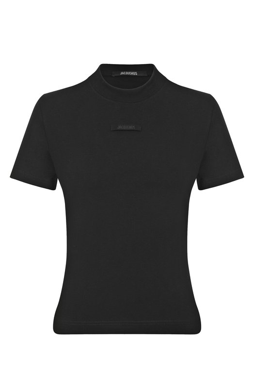 Хлопковая футболка Jacquemus 24ETSW00133AJ0/0124 Чёрный 24ETSW00133AJ0/0124
