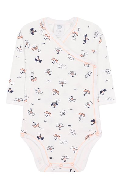 Хлопковое боди SANETTA, арт. 322859 0010, фото 1