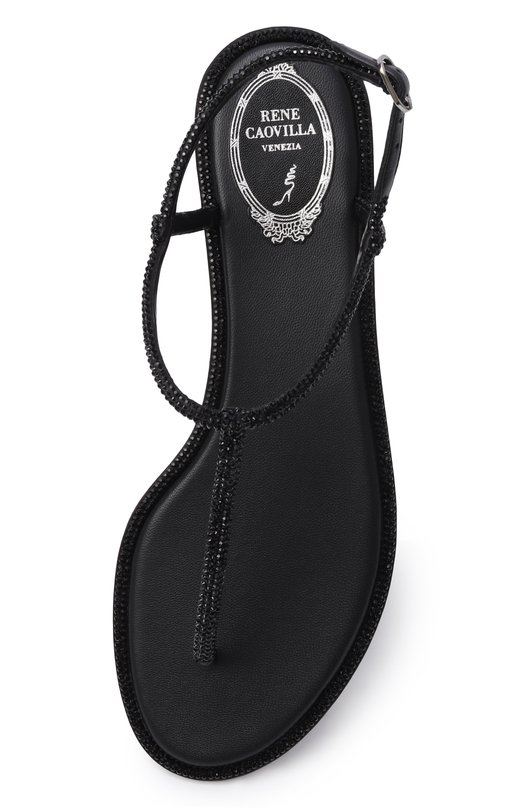 Текстильные сандалии Diana Rene Caovilla C11574-010/R001 Чёрный  C11574-010/R001 Фото 6
