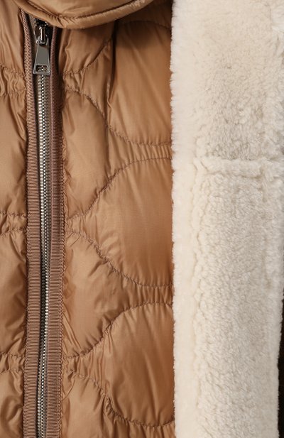 Дубленка прямого кроя с пуховой подстежкой MONCLER, арт. C2-093-49720-00-50179, фото 5