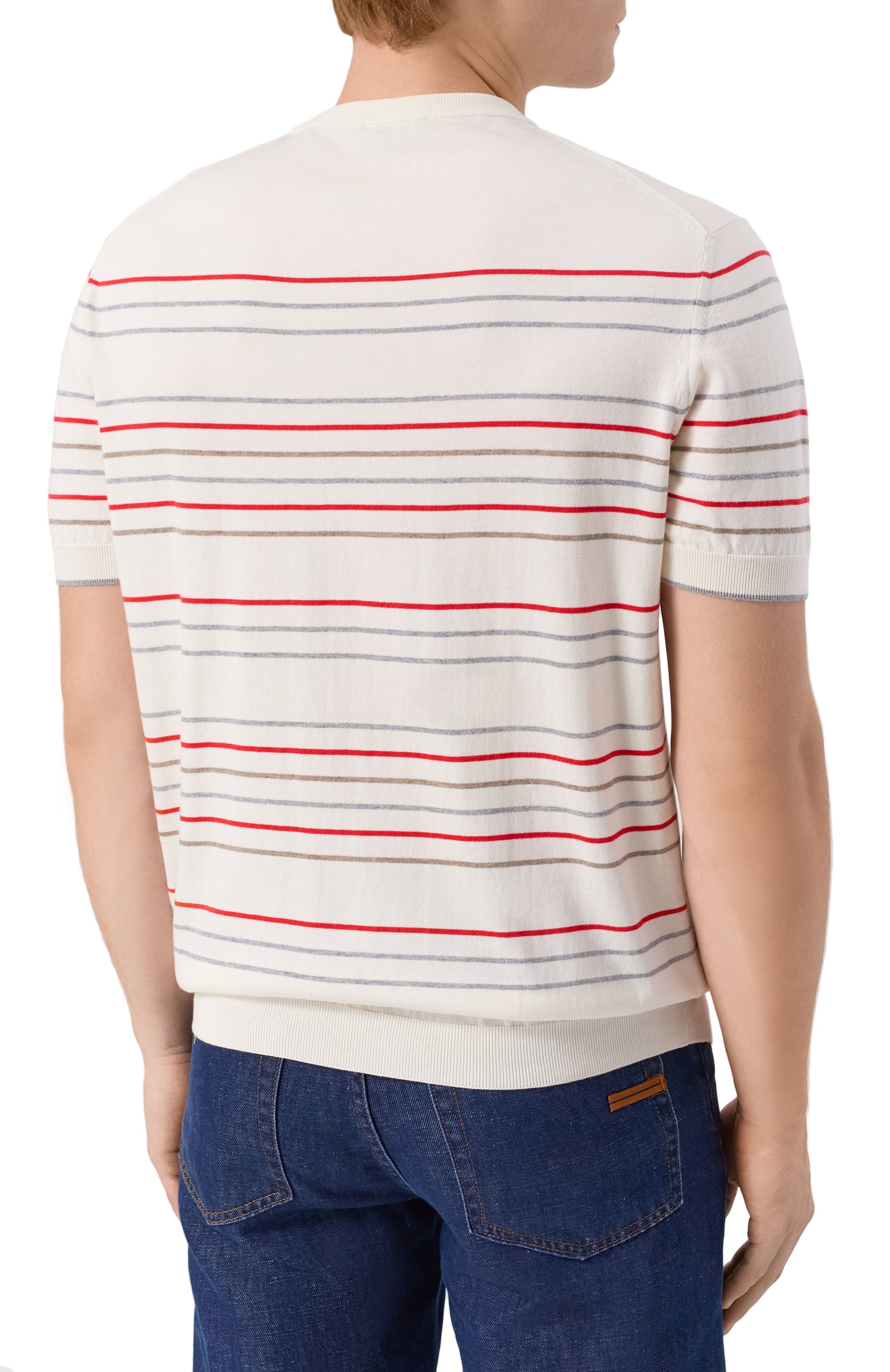 Джемпер из хлопка и кашемира PAUL&SHARK, арт. 25411532, фото 4