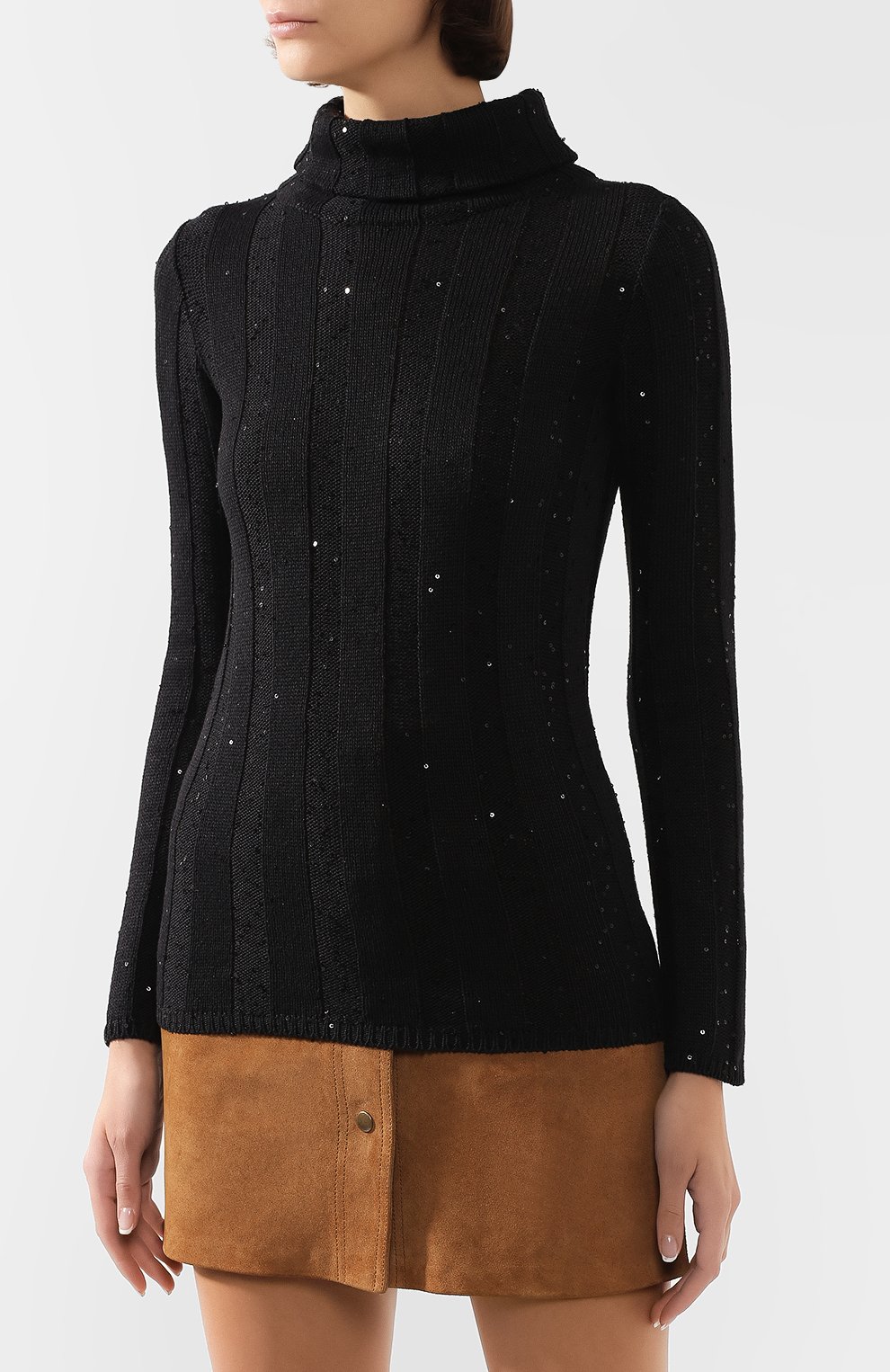 Свитер из смеси хлопка и льна BRUNELLO CUCINELLI, арт. M70573804, фото 3