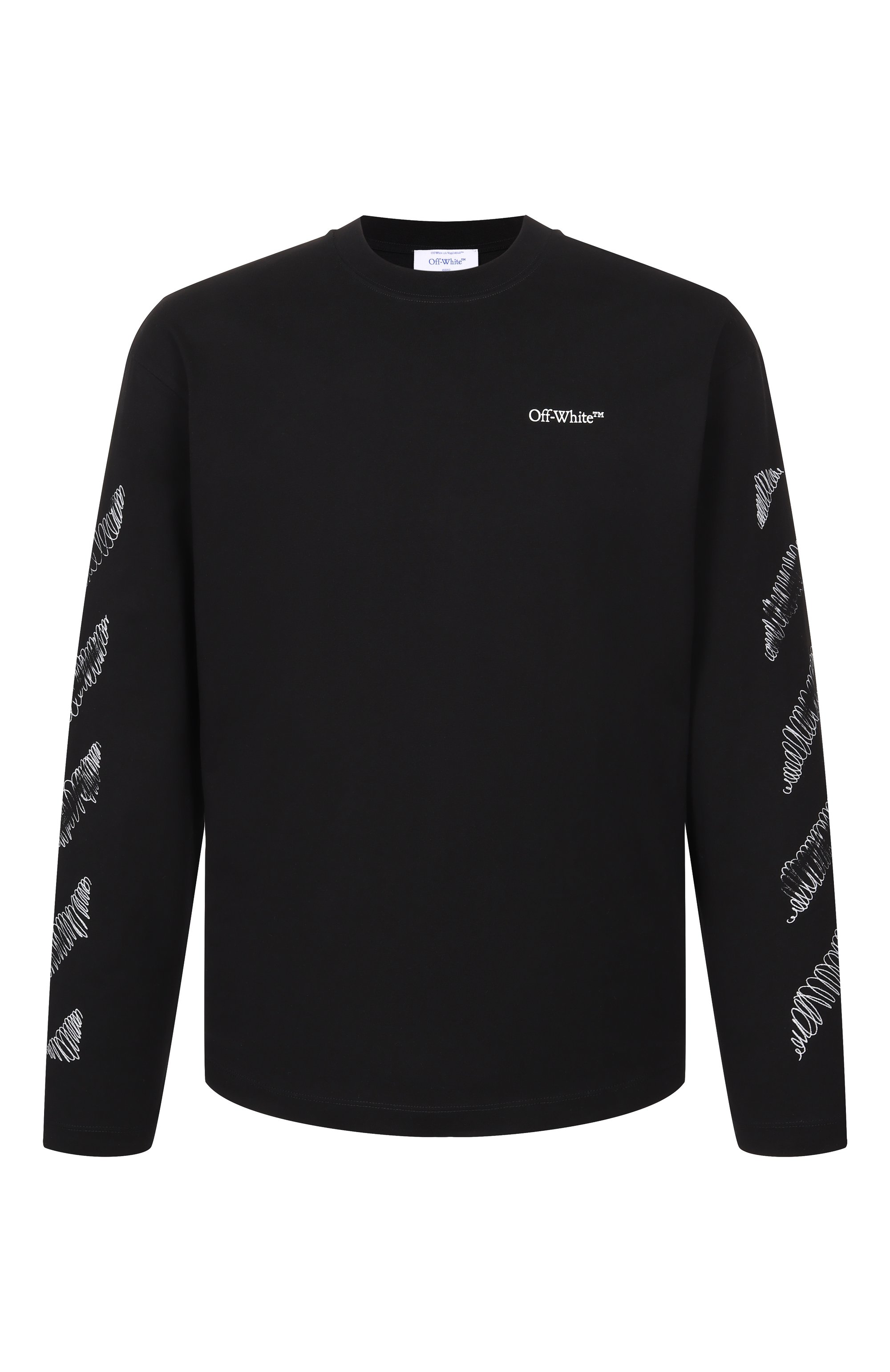 Хлопковый лонгслив OFF-WHITE, арт. 0MAB09CF25JER005, фото 1