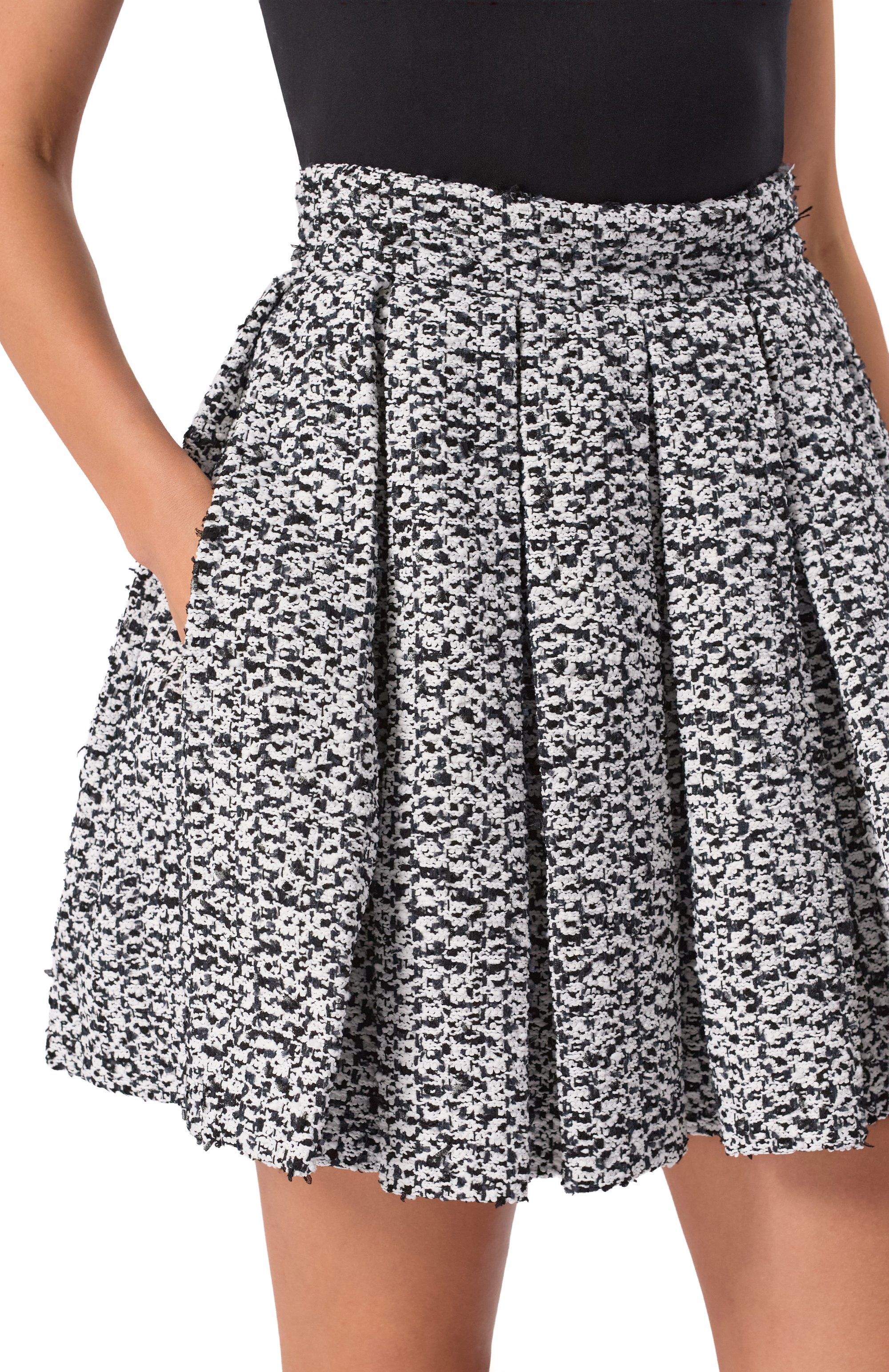 Плиссированная юбка BALMAIN, арт. FF0LBB09/XL35, фото 5