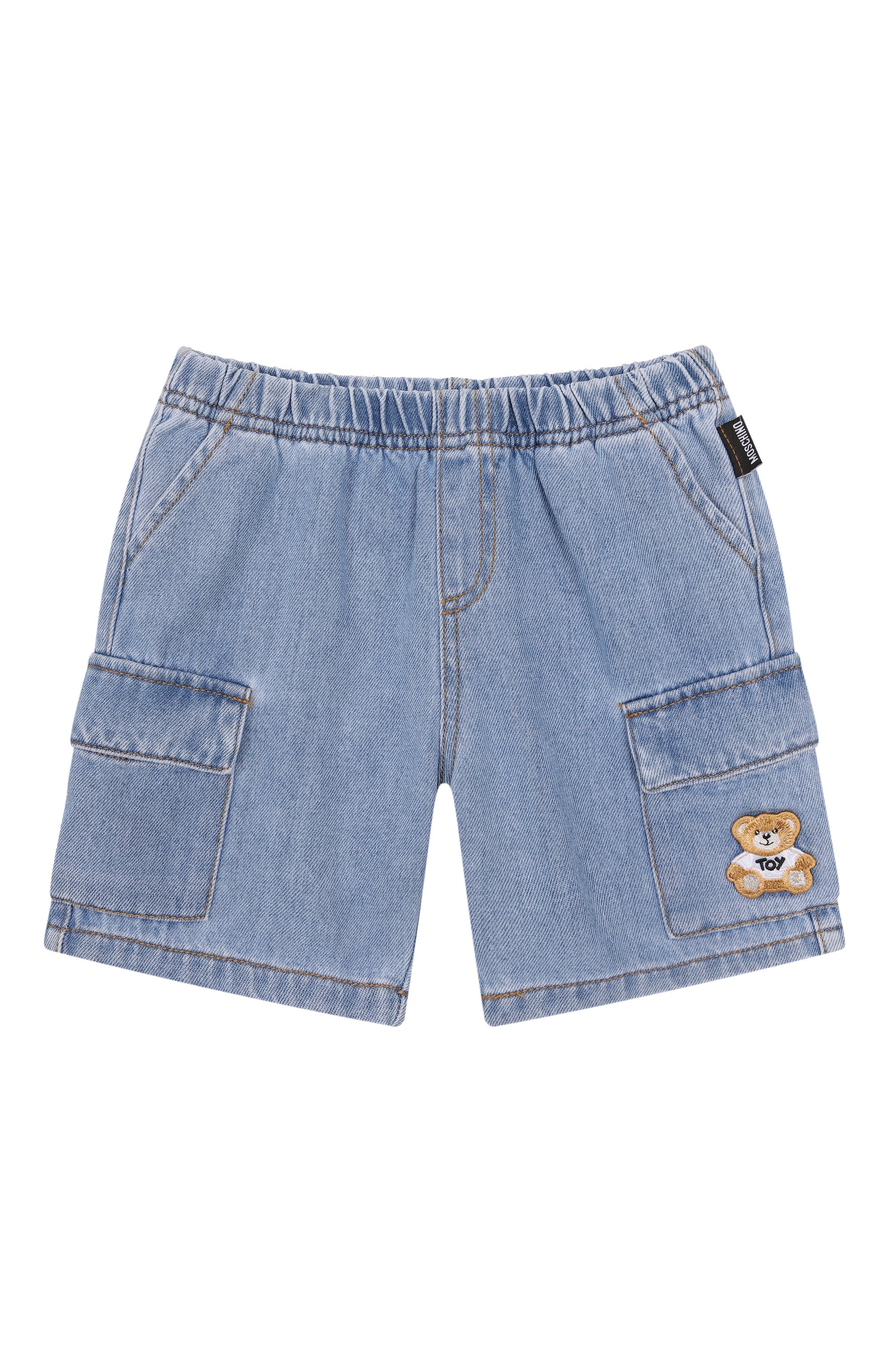 Джинсовые шорты-карго MOSCHINO, арт. MUQ01G/L0E34, фото 1