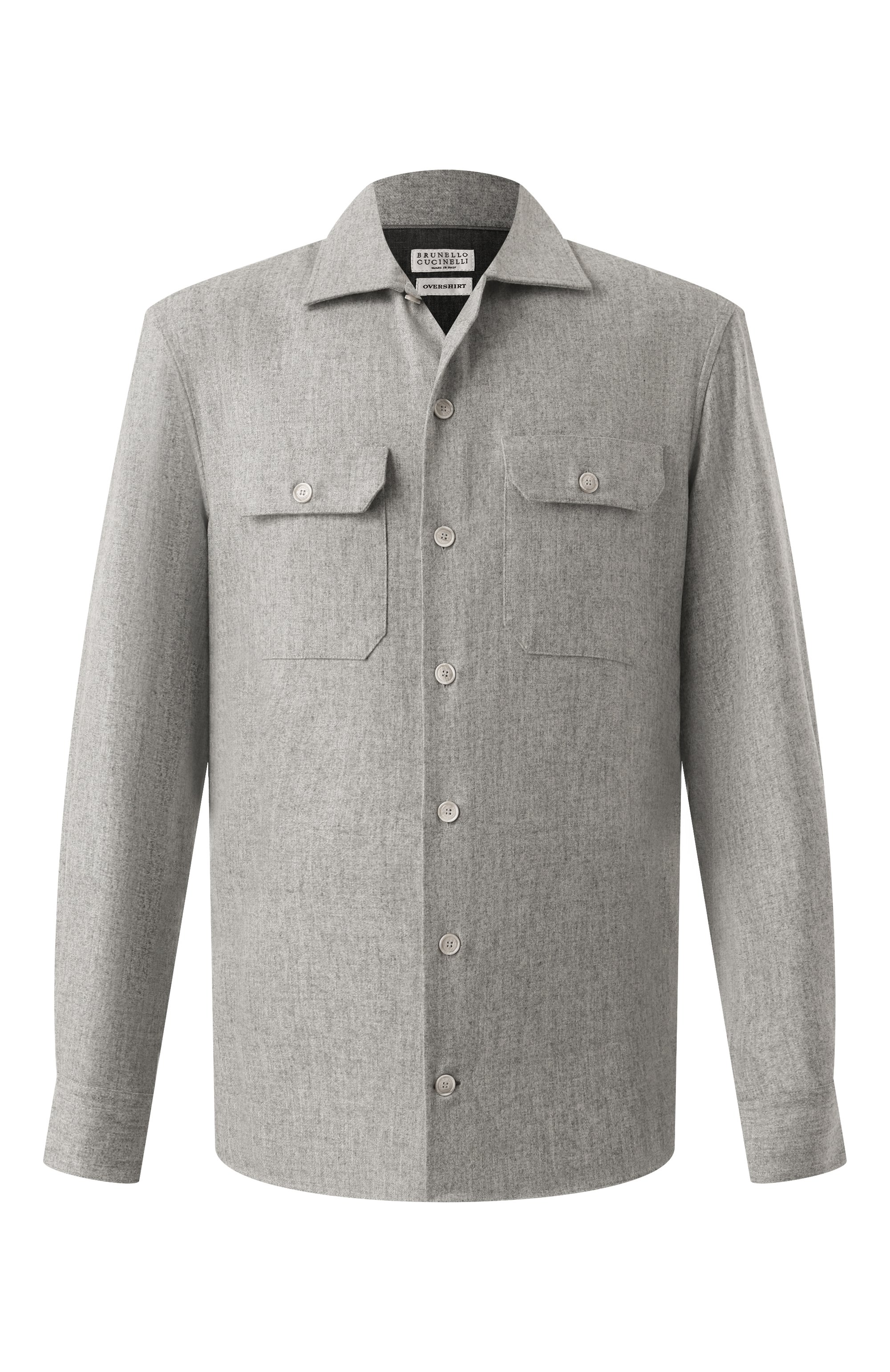 Шерстяная рубашка BRUNELLO CUCINELLI, арт. M038P0720, фото 1