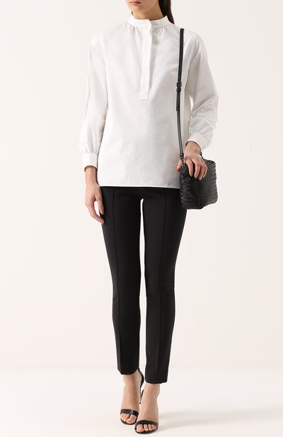 Укороченные брюки-скинни JASON WU черного цвета по цене 73850 руб., арт. CL406PA, фото 2 Укороченные брюки-скинни JASON WU, арт. CL406PA, фото 2