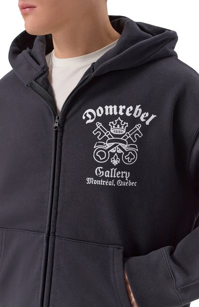 Хлопковая толстовка DOMREBEL, арт. M KEYS/ZIP H00DIE, фото 5