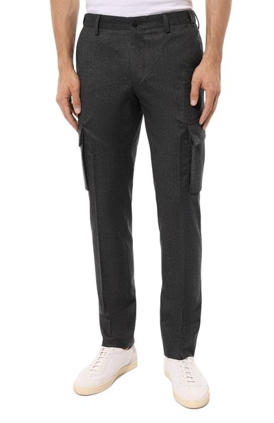 Шерстяные брюки-карго CORNELIANI, арт. 924L02-3818111, фото 3