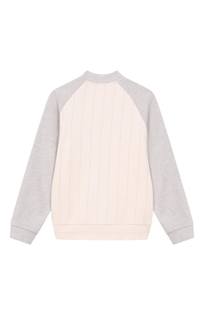 Толстовка из вискозы ELEVENTY кремового цвета по цене 29950 руб., арт. EY4P10/J0548, фото 2 Толстовка из вискозы ELEVENTY, арт. EY4P10/J0548, фото 2