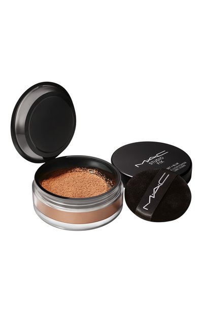 Рассыпчатая пудра studio fix pro set + blur weightless loose powder, deep dark (6.5g) MAC, арт. NX64-07, фото 3