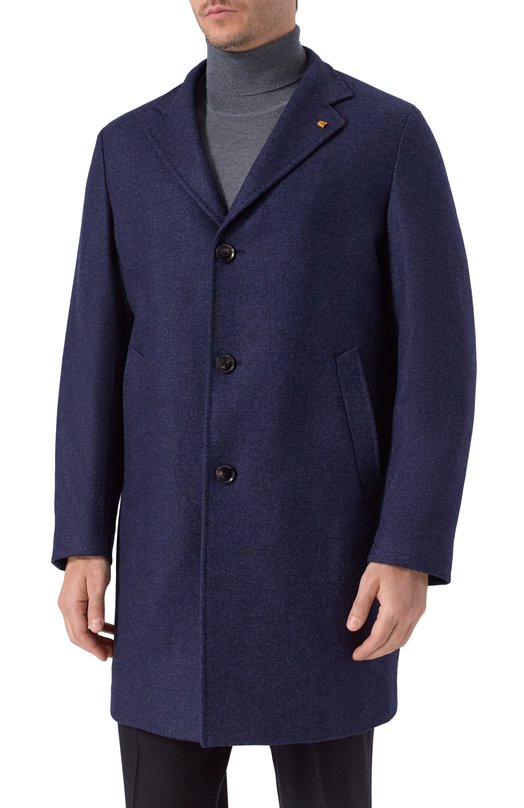 Шерстяное пальто Sartoria Latorre CTS056/UI0782 Синий  CTS056/UI0782 Фото 6