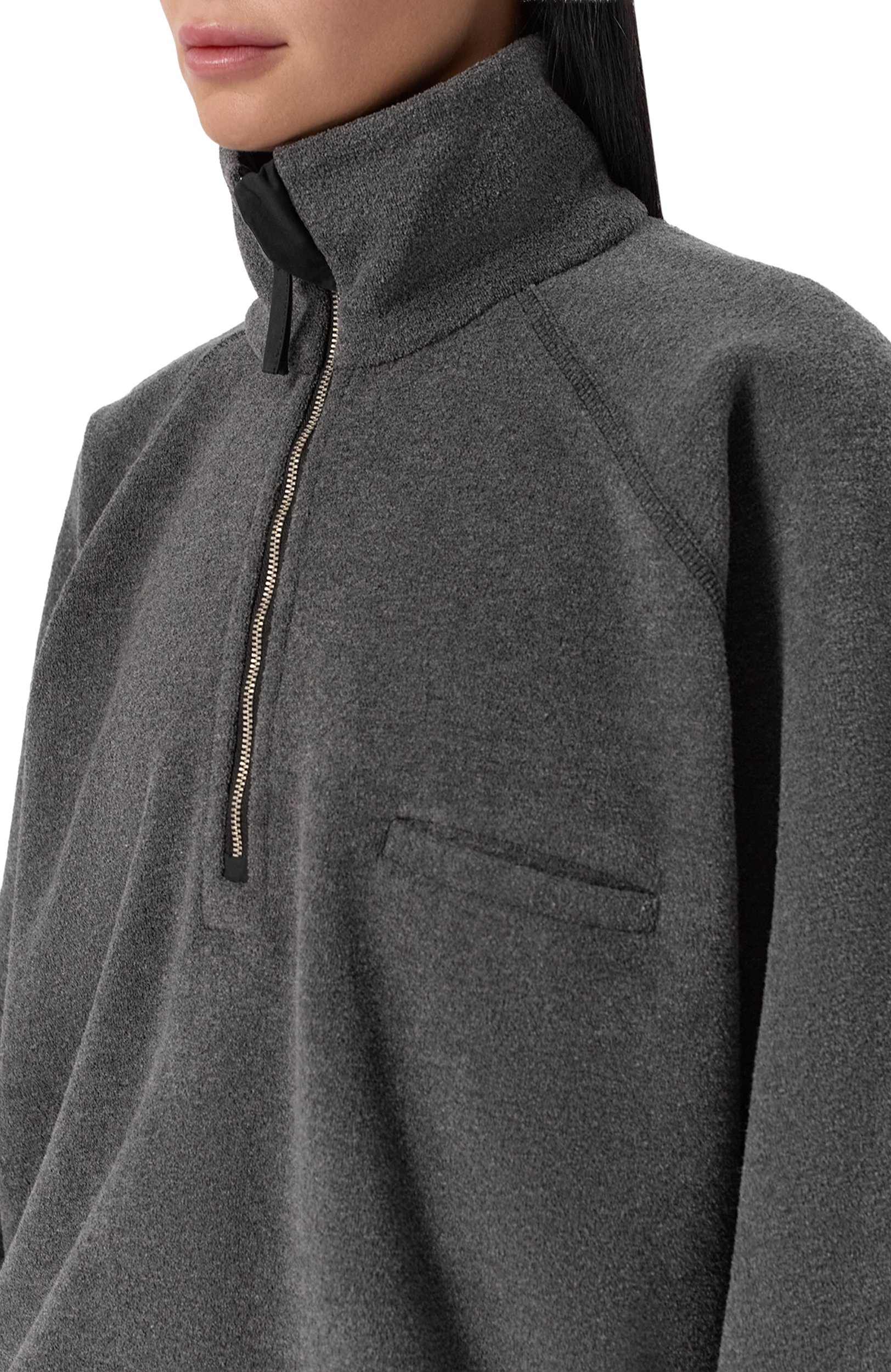 Свитшот SANCHY серого цвета по цене 25000 руб., арт. AW26.64.11/80, фото 5 Свитшот SANCHY, арт. AW26.64.11/80, фото 5