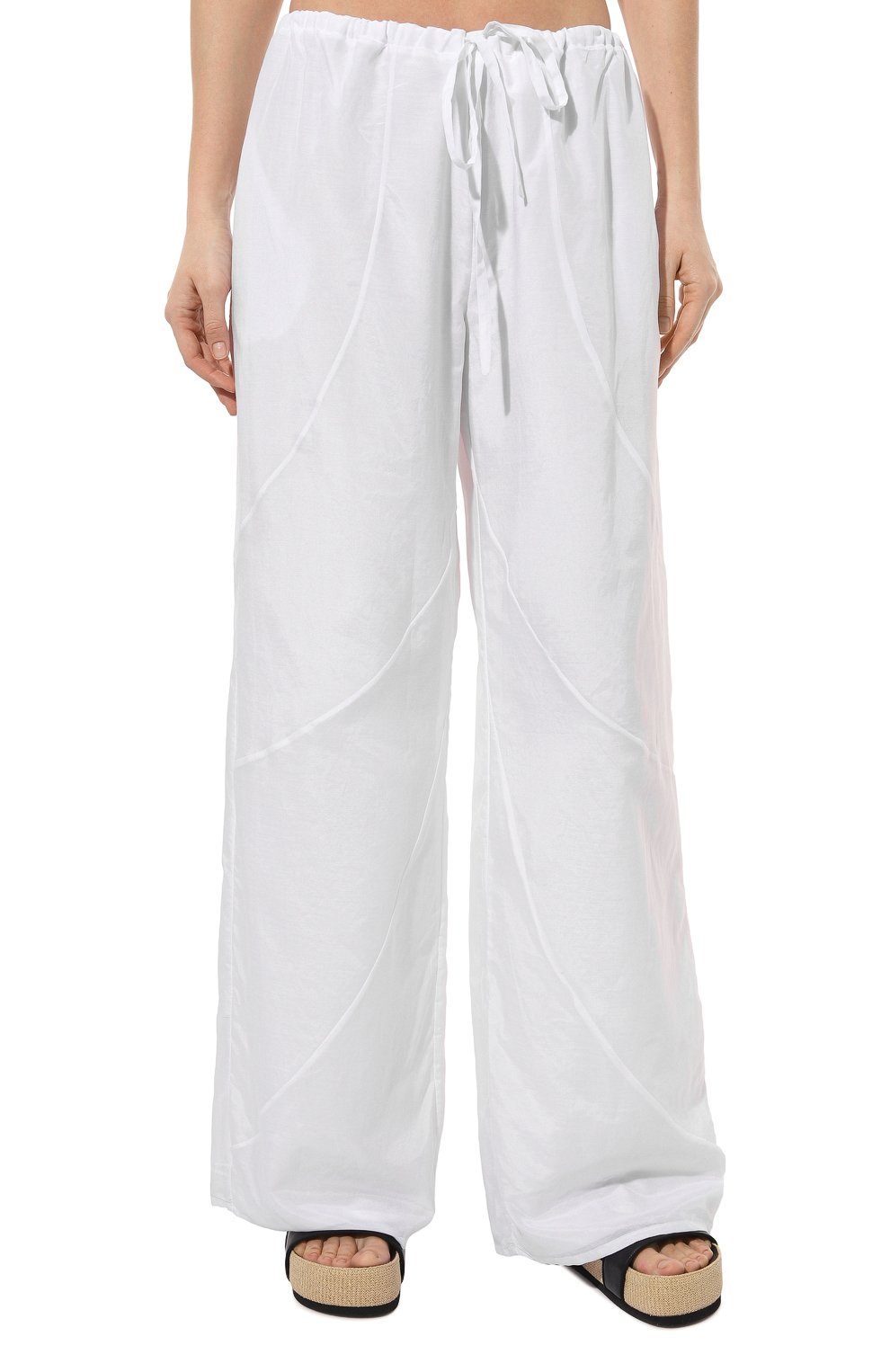 Брюки из хлопка и шелка LILA EUGENIE, арт. 2418, фото 3