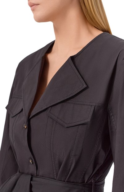 Хлопковое платье GANNI, арт. A1030479, фото 5