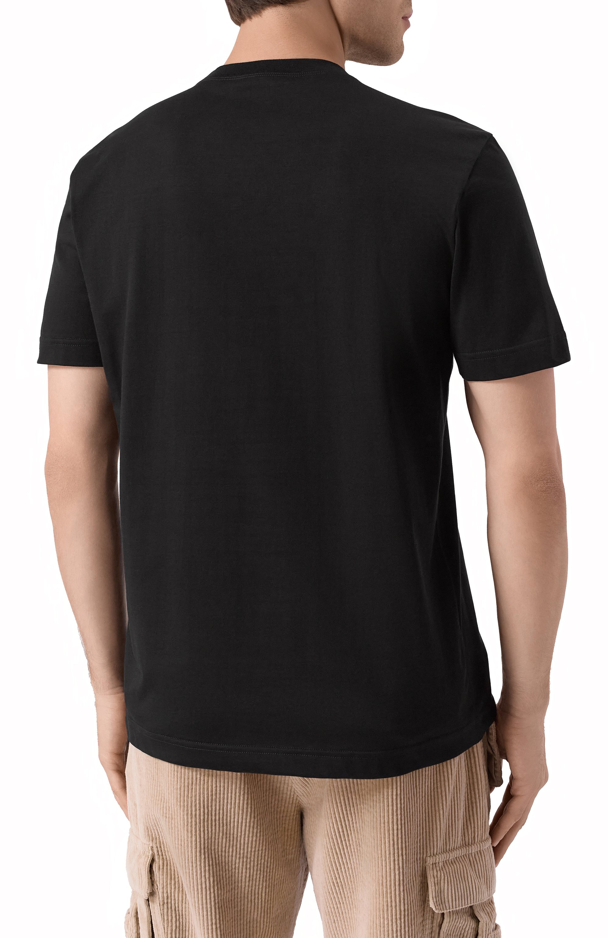 Хлопковая футболка KITON, арт. UMM068804, фото 4